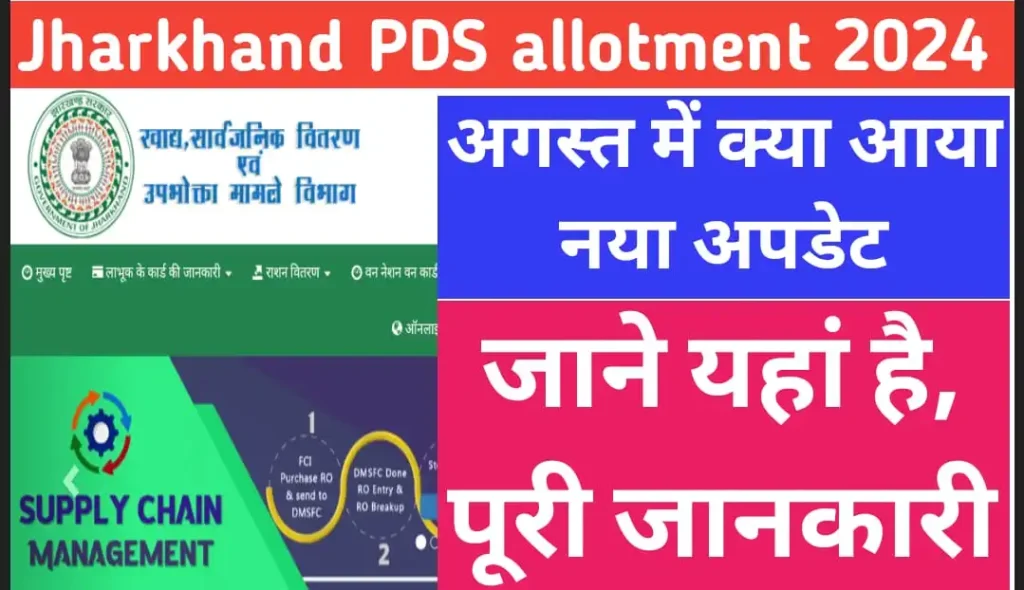 Jharkhand PDS allotment 2024