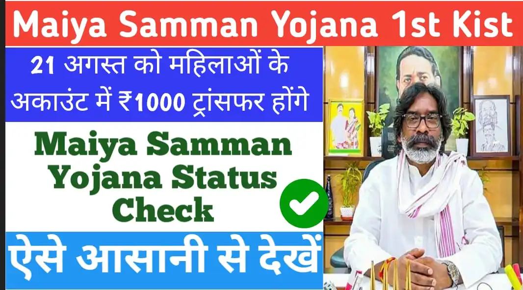 Maiya Samman Yojana 1st Kist Big UpdateS